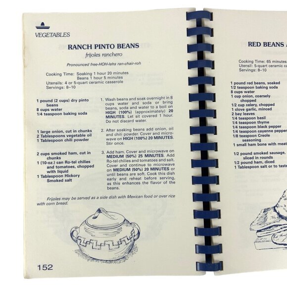 Tout De Suite À La Microwave II Cookbook By Jean K Durkee Spiral Bound - Picture 12 of 14